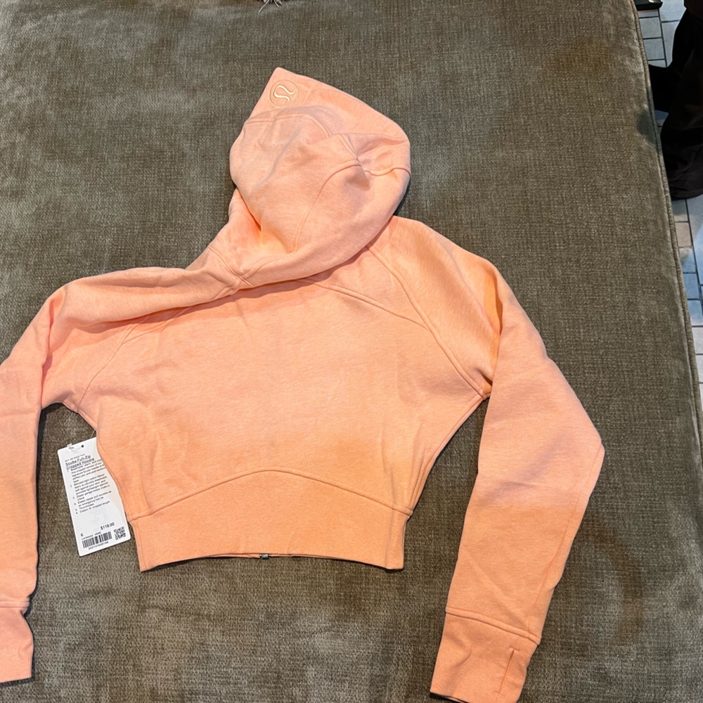 Lululemon Scuba Peach Bellini Heathered NWT - Picture 3 of 3